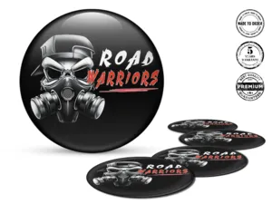 Epoxy Dome Stickers Quantum Center